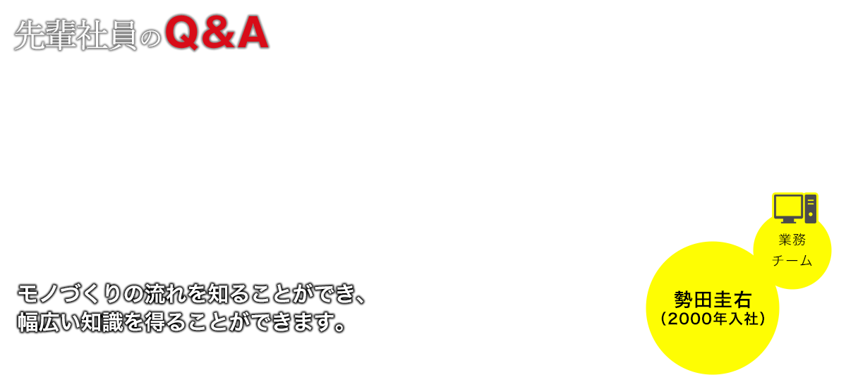 先輩社員のQ＆A